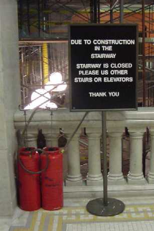 A sign in Minneapolis City Hall
